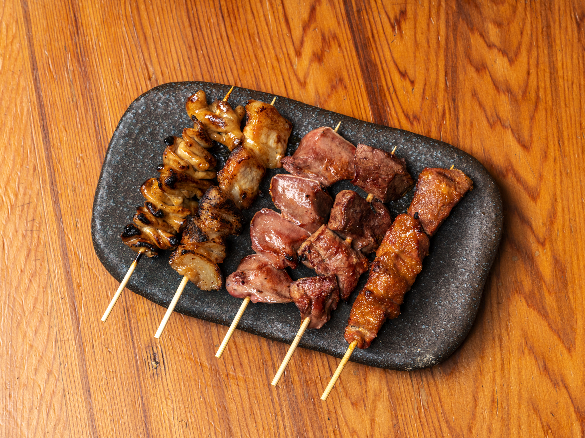 やきとん ひなた おまかせやきとん串盛り合わせ 5本