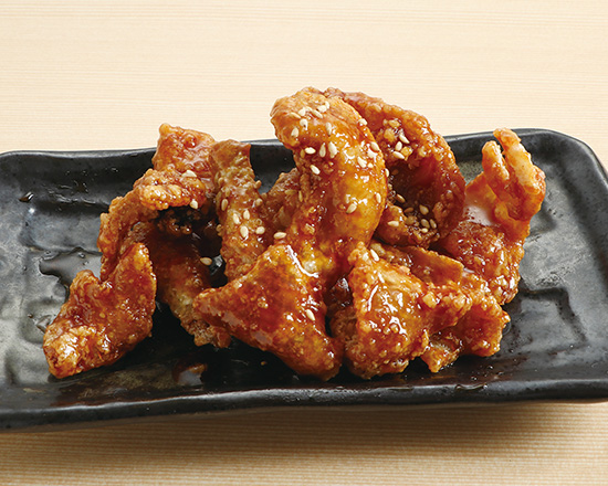 からあげの鉄人 F-1121】とり皮(甘だれ)Deep-Fried Chicken Skins (Sweet Sauce)