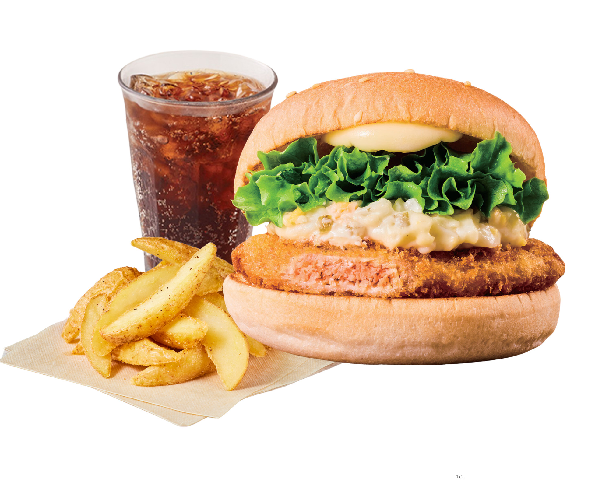 フレッシュネスバーガー [セット]サーモンバーガー