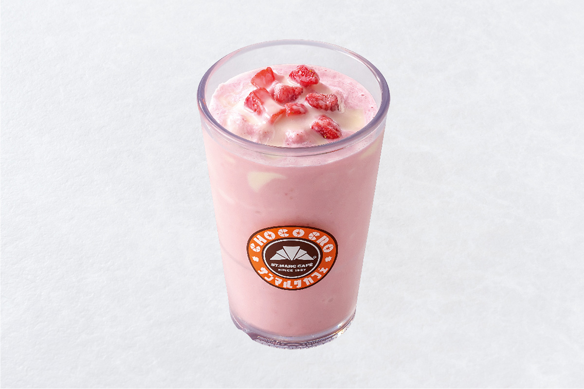 サンマルクカフェ 練乳いちごバナナスムージー