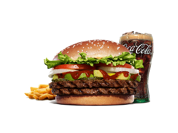 バーガーキング ダブルスパイシーサルサ アボカドワッパーセット