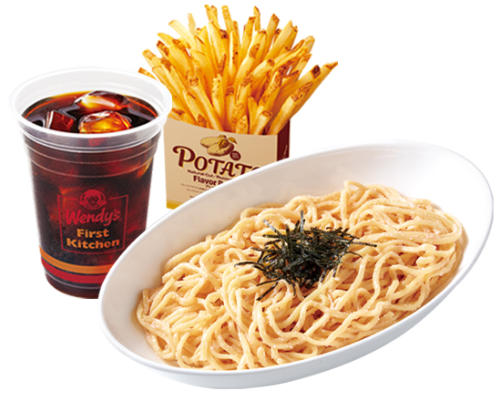 ウェンディーズ ・ファーストキッチン たらこバターセット