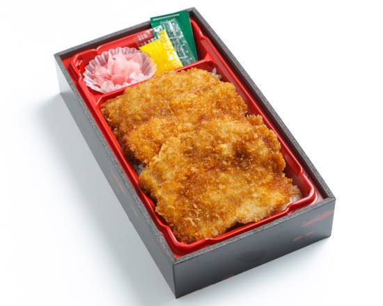 タレカツ 【満腹度NO.1】二段もりカツ弁当(インスタントみそ汁付)