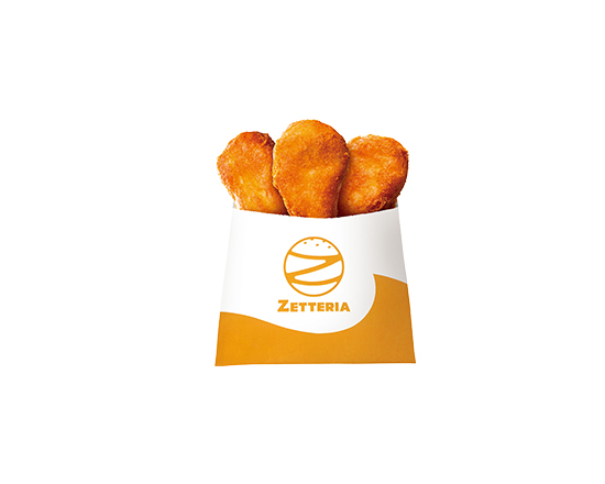 ゼッテリア ZETTERIA人気No.3 チキンからあげっと(3個入り) Chicken Nuggets 3 pieces