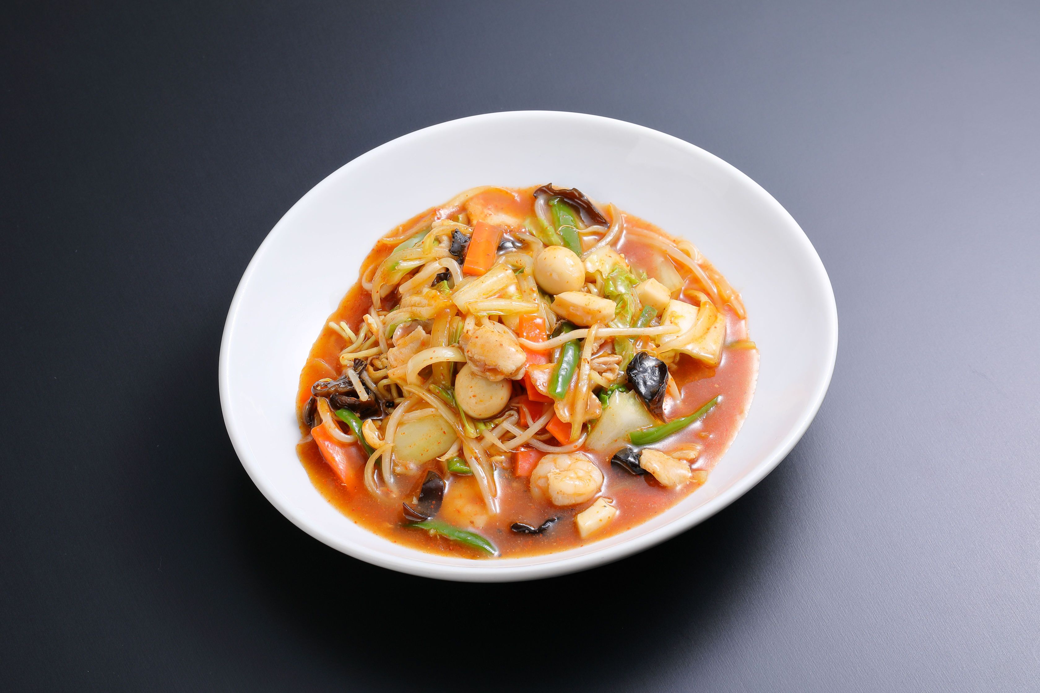 山の猿 辛味あんかけ焼きそば