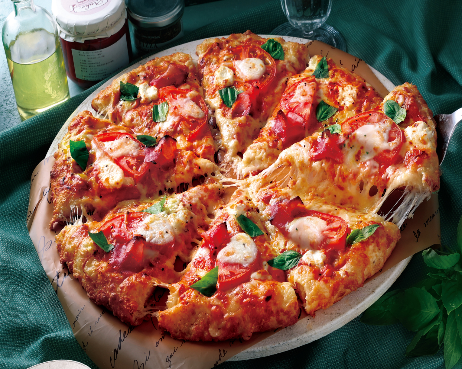 ピザーラスタイル 生ハムの贅沢マルゲリータ～トマトクリーム仕立て～