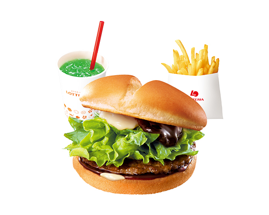 ロッテリア 【キッズセット】キッズてりやきバーガーセット(選べるおもちゃつき) Teriyaki Burger Kids Set