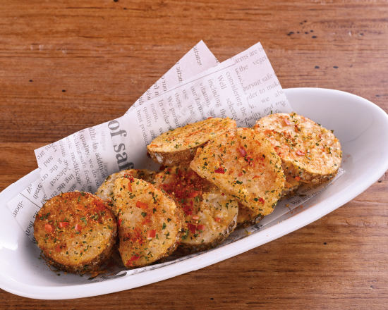 笑笑 長芋揚げスパイシーペペロンチーノ