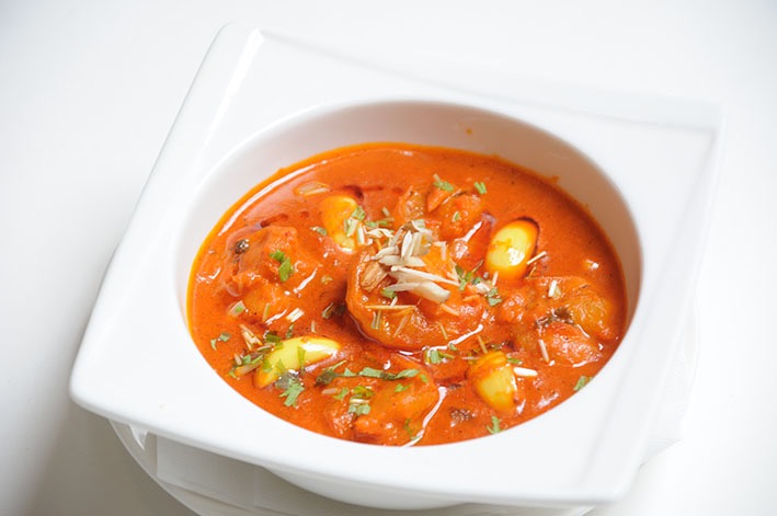 海老ガーリックカレー PRAWN GARLIC CURRY