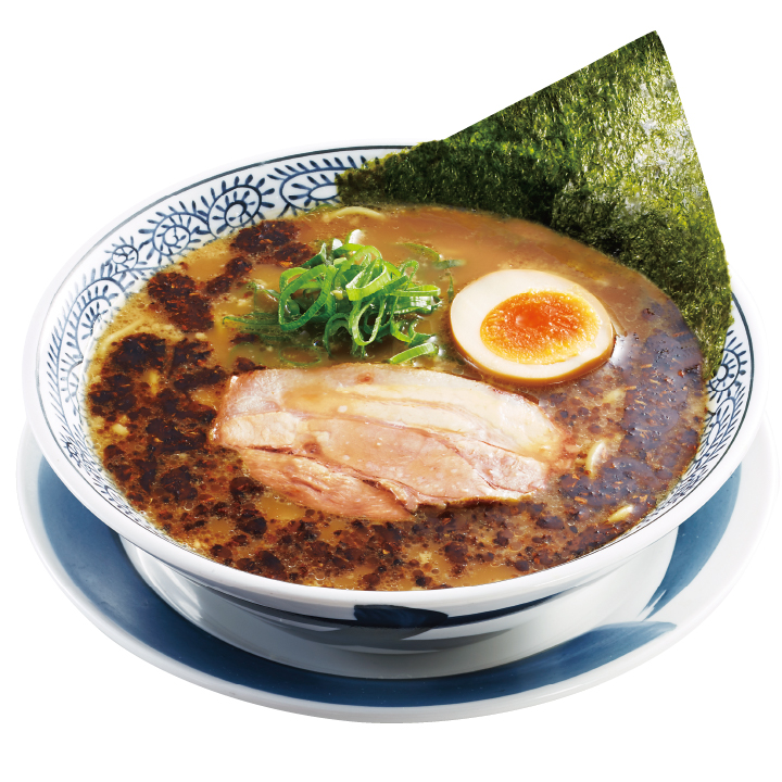 丸源ラーメン 【24】熟成醤油 とんこつ 黒