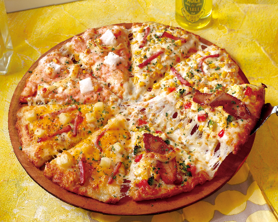 ピザーラスタイル テリチキエッグのよくばりクォーター