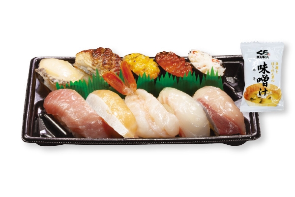 くら寿司 特上極旨セット 味噌汁付 1人前