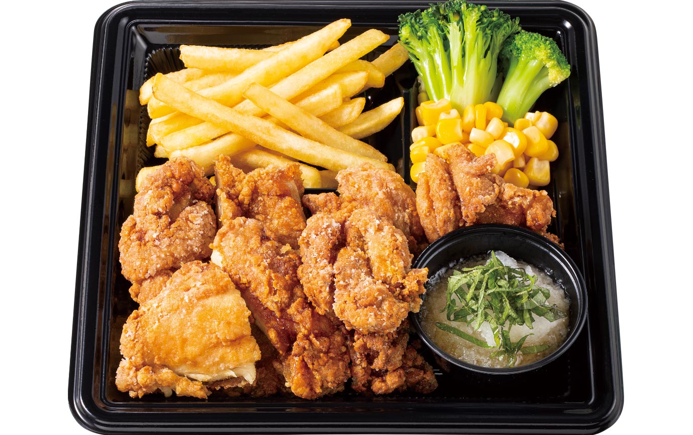 フォルクス おろしチキン竜田弁当