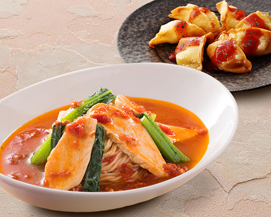 太陽のトマト麺 選べる太陽のトマト麺 ＆ 選べる餃子セット