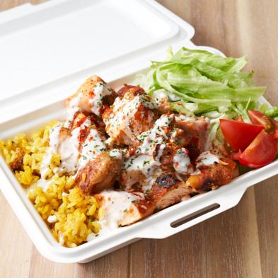 NY屋台メシ!!チキンオーバーライス人気No.1 チキンオーバーライス Chicken Over Rice