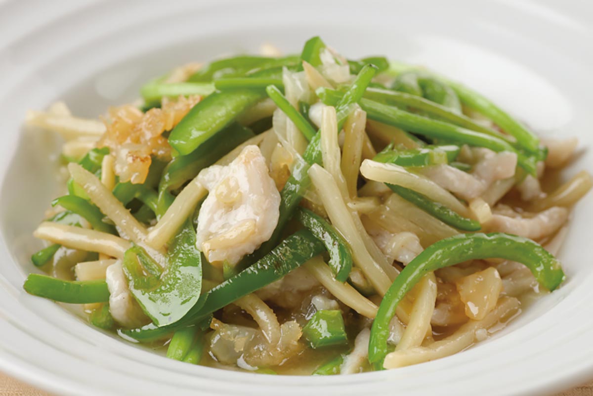 健康中華青蓮 鶏肉チンジャオロース