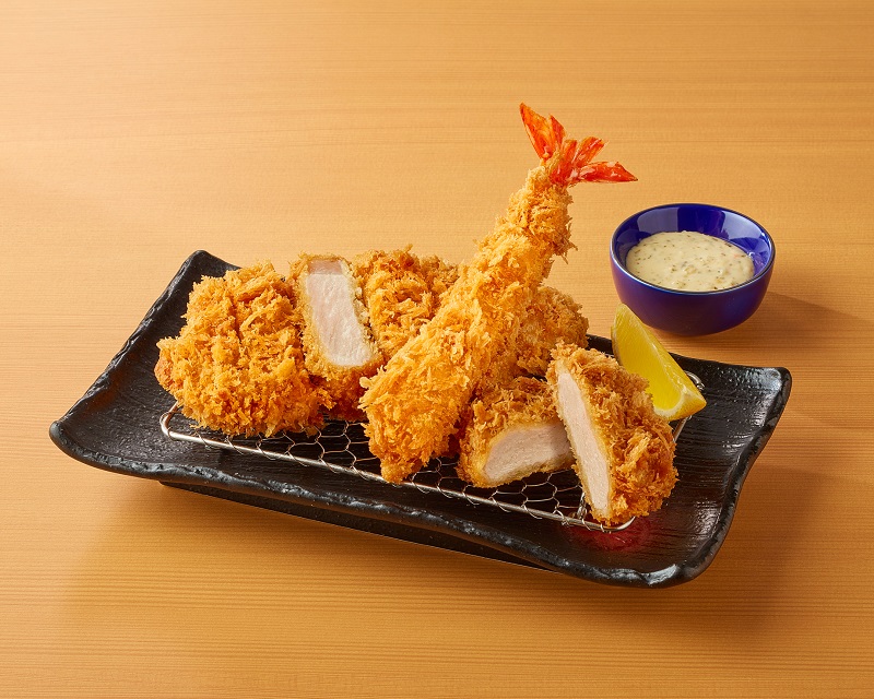 とんかつ新宿さぼてん おかずパック(熟成三元麦豚ロースかつ・ひとくちヒレかつ・海老フライ)