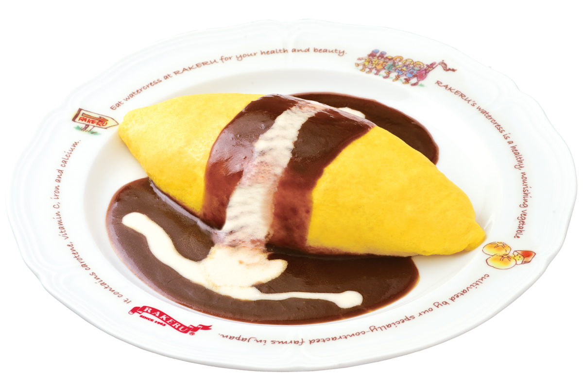 ラケル C.海老のデミグラスソースオムライス