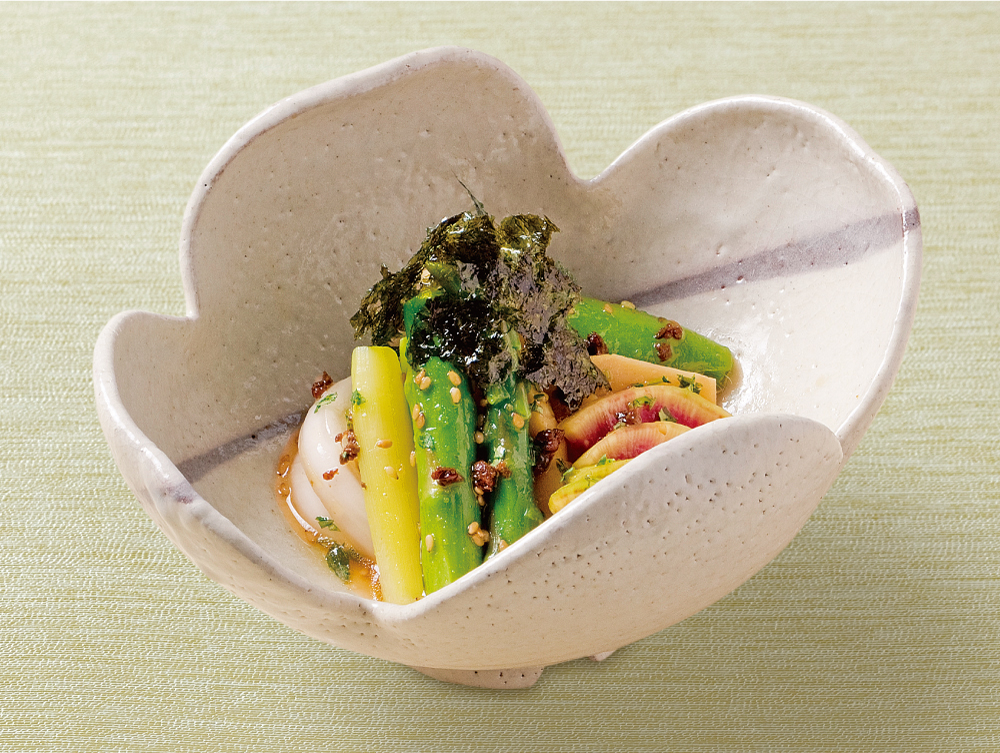 つるとんたん 春野菜のナムル