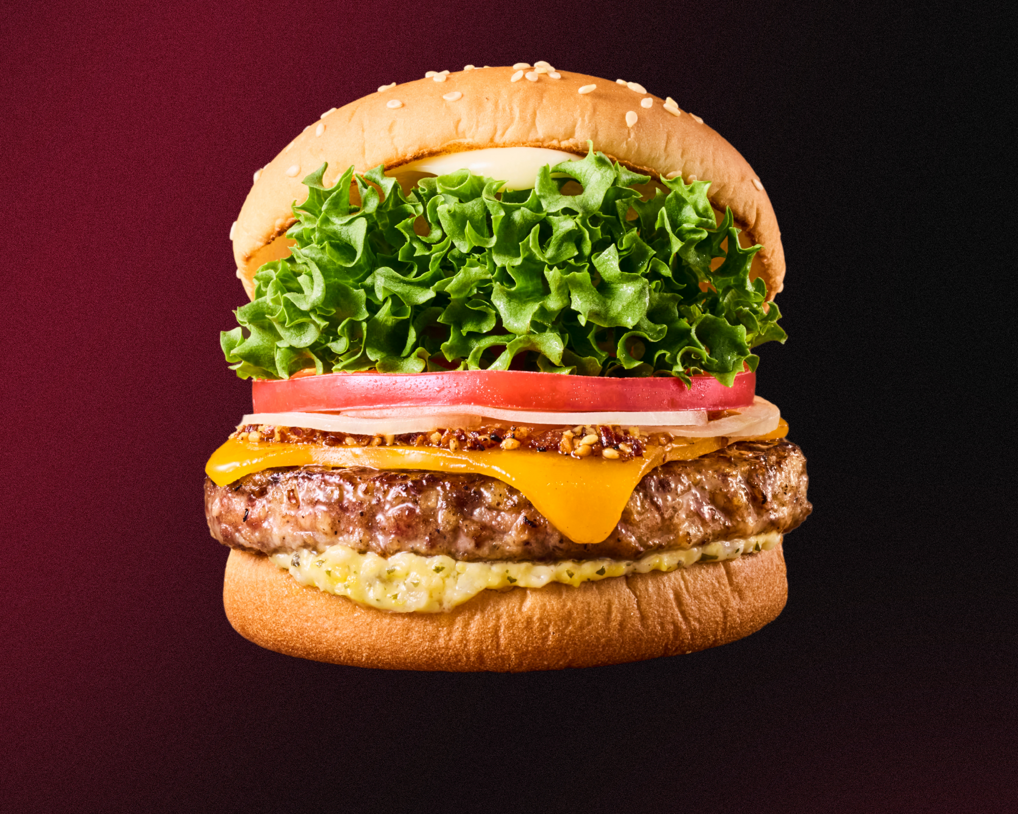 フレッシュネスバーガー 黒毛和牛チーズバーガー