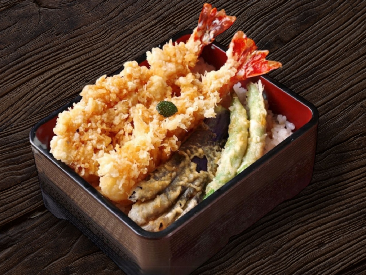 どんまつ 大海老天重