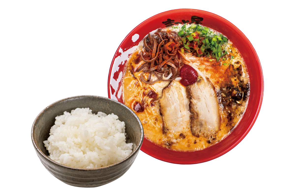 ラーメンまこと屋 赤辛牛じゃんラーメンライスセット