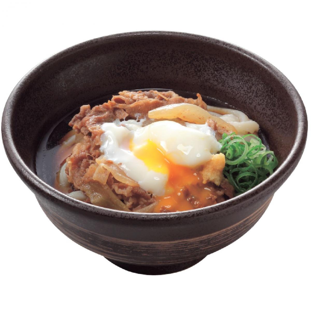 讃岐製麺 月見肉ぶっかけうどん(並)