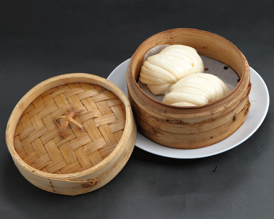 中国ラーメン揚州商人 花巻2個 Flower Rolls (2 Pieces)