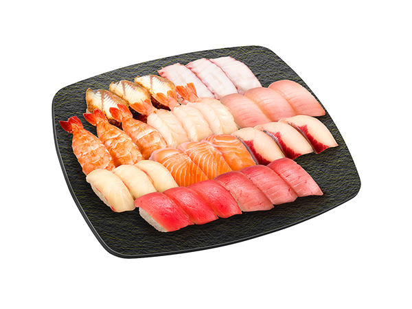 スシロー 特上セット10種3人前(30貫)