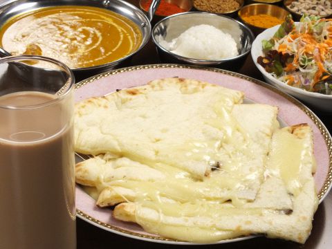 ガンジス川 チーズナンセット