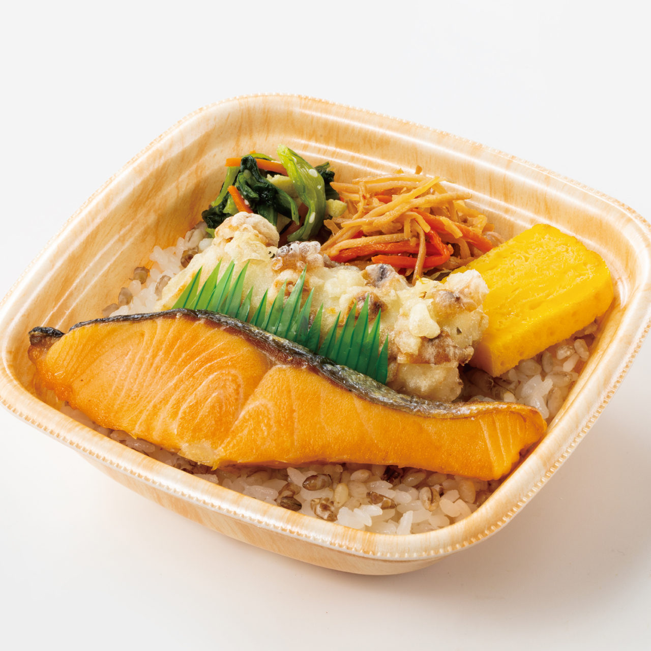 ほっともっと もちミニ しゃけ弁当