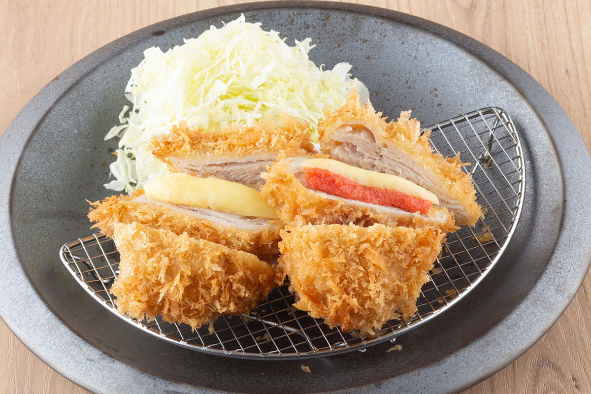 宅配とんかつ かさねや チーズ＆明太チーズ熟成重ねかつ相盛り弁当