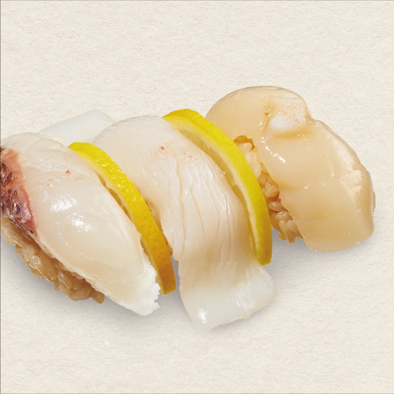 海鮮三崎港 塩レモン三貫盛