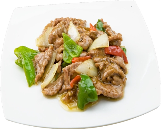 餃子酒場 牛肉の黒胡椒炒め