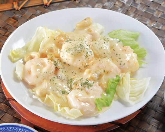 中国ラーメン揚州商人 海老のマヨネーズソース炒め Mayonnaise Shrimp