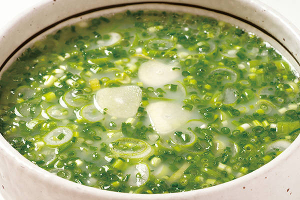 焼肉トラジ 超人的ニンニクねぎスープ