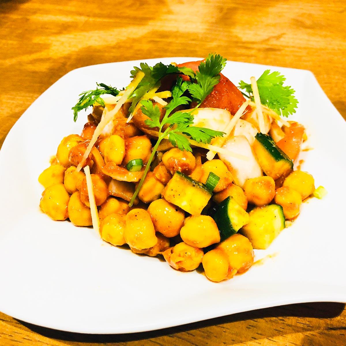 スパイスhub Chana salad ひよこ豆のサラダ
