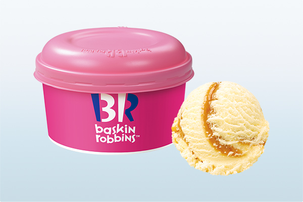 サーティワンアイスクリーム フレッシュパックミニ キャラメルリボン