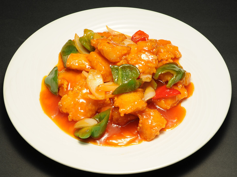 永利 揚げ白身魚の甘酢