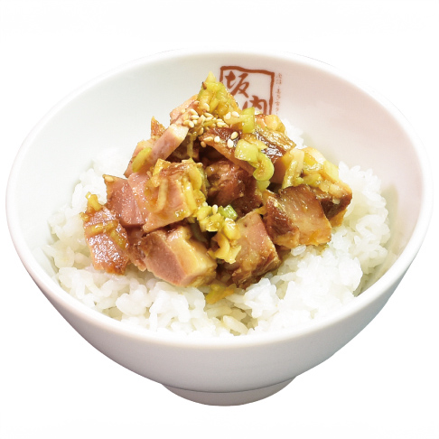 喜多方ラーメン坂内 わさび醤油の焼豚ご飯