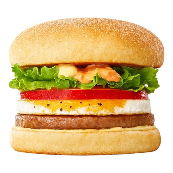 ゼッテリア ZETTERIA 【単品】モーニングエッグマフィン Sausage Egg Muffin with Tomato ＆ Lettuce