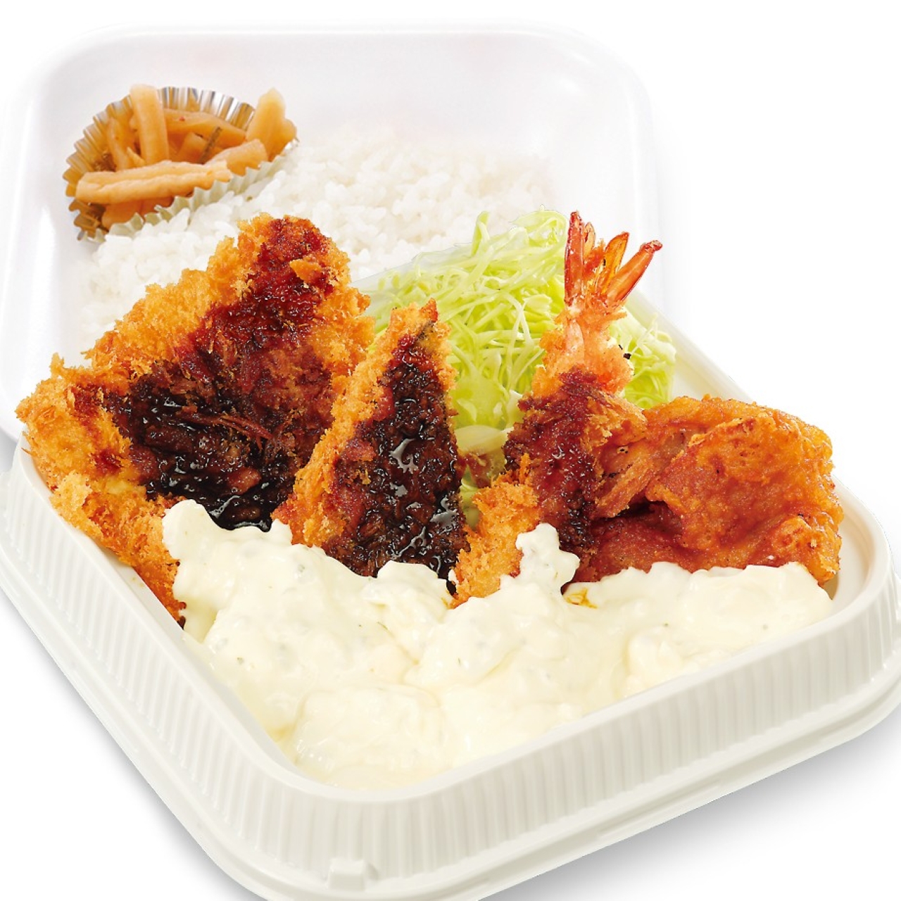 かつや タルタル盛り揚げ弁当