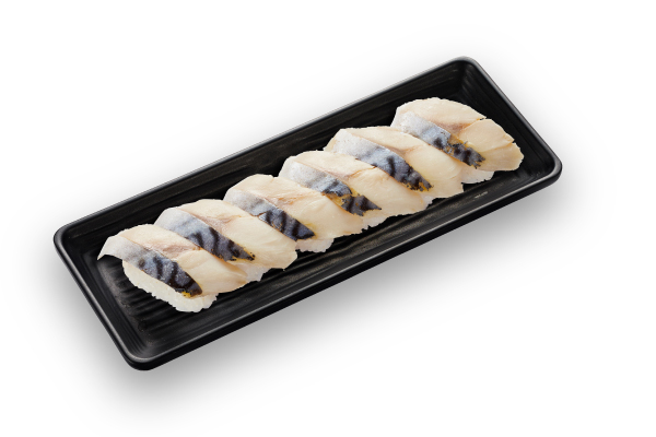 かっぱ寿司 ちょい足し寿司 とろ〆さば(6貫)