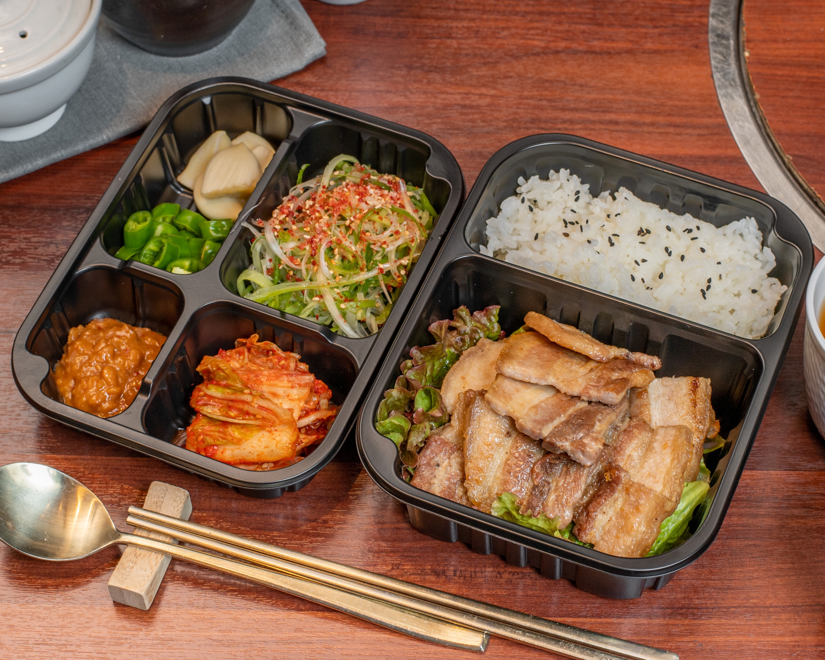 とんちゃん サムギョプサル弁当