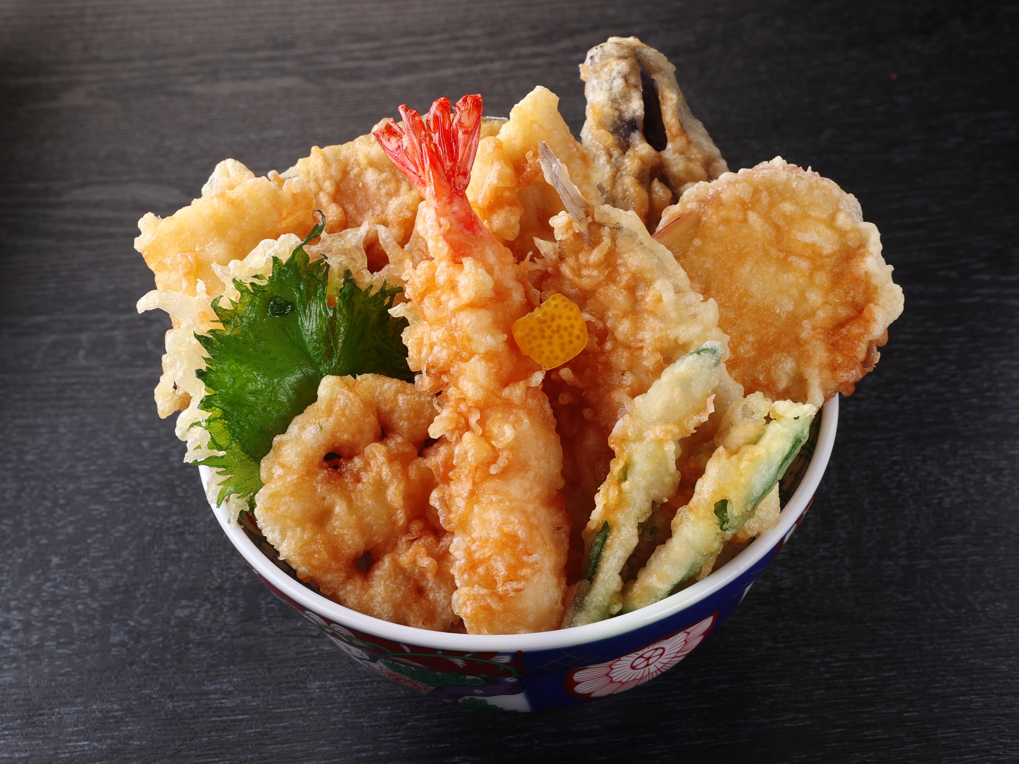 どんまつ 海老入り 10種の天丼