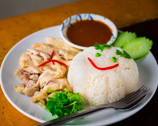 ガパオ食堂人気No.3 カオマンガイ Hainanese Chicken Rice