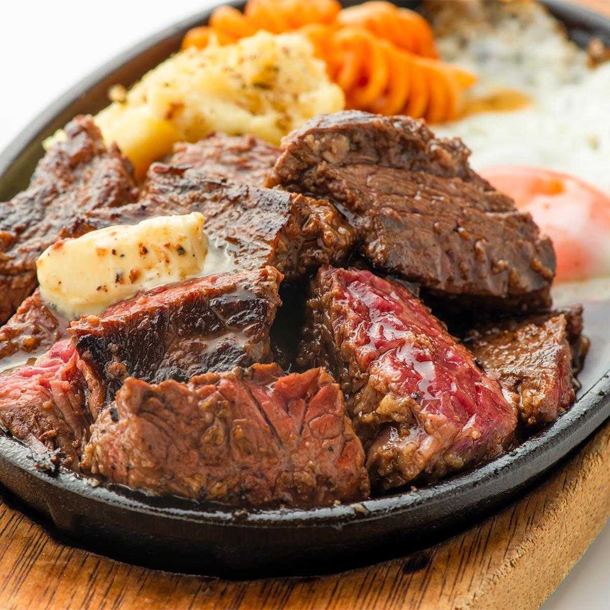 肉と米 ハジメ ガーリック焦がしバター醤油ステーキ 200g