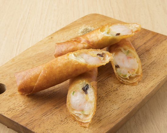 西安餃子 ぷりっぷりの海老春巻<2本>