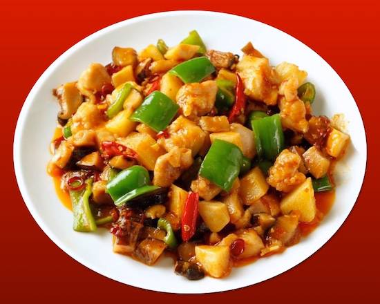 梅蘭 鶏肉の唐辛子炒め