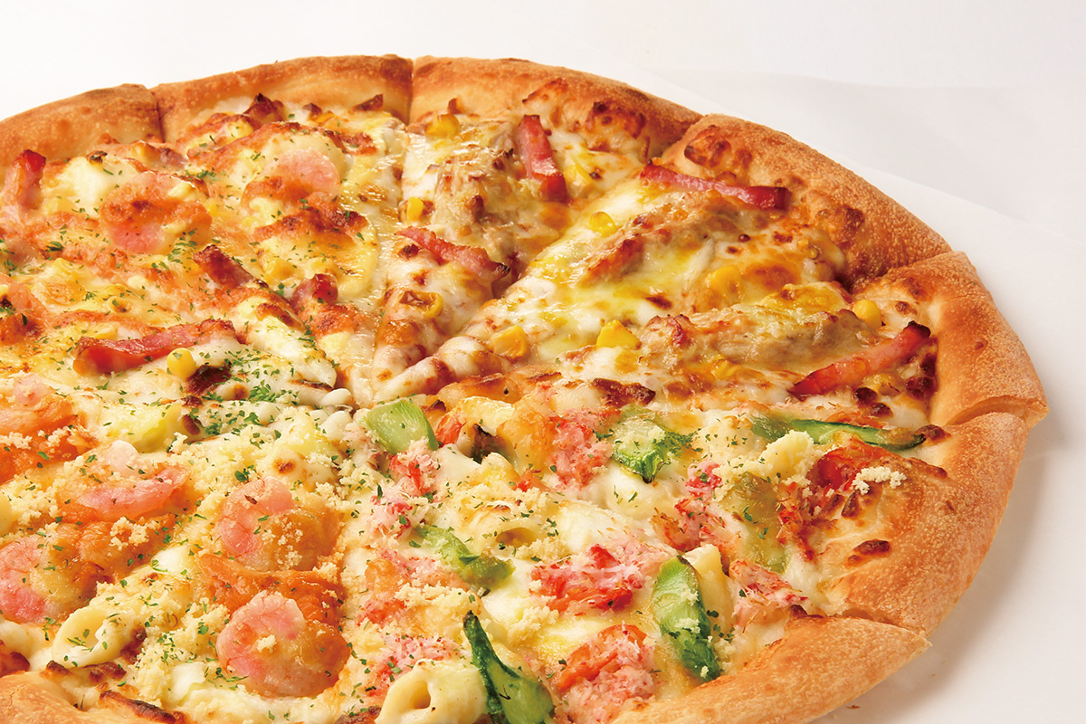 ピザハット 蟹と海老のシーフードグラタン4(Mサイズ)